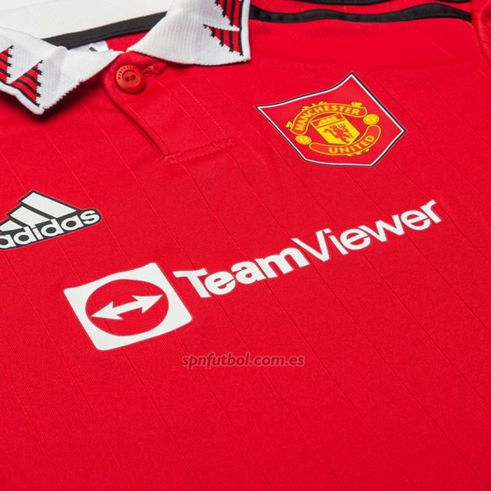 Camiseta Manchester United Primera Nino 2022-2023